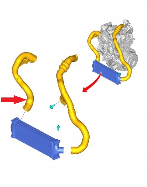 фото №4, Gt-bergmann gt52-155 труба wąż інтеркулер