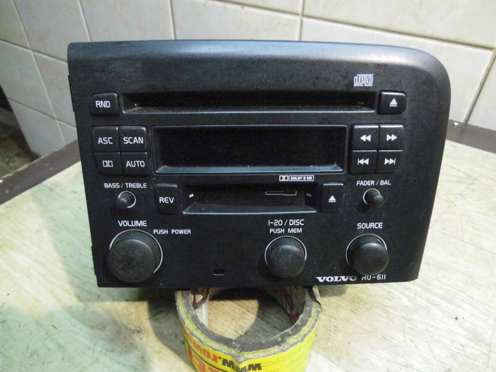 фото №1, Volvo s80 98-06 радіо + cd hu611