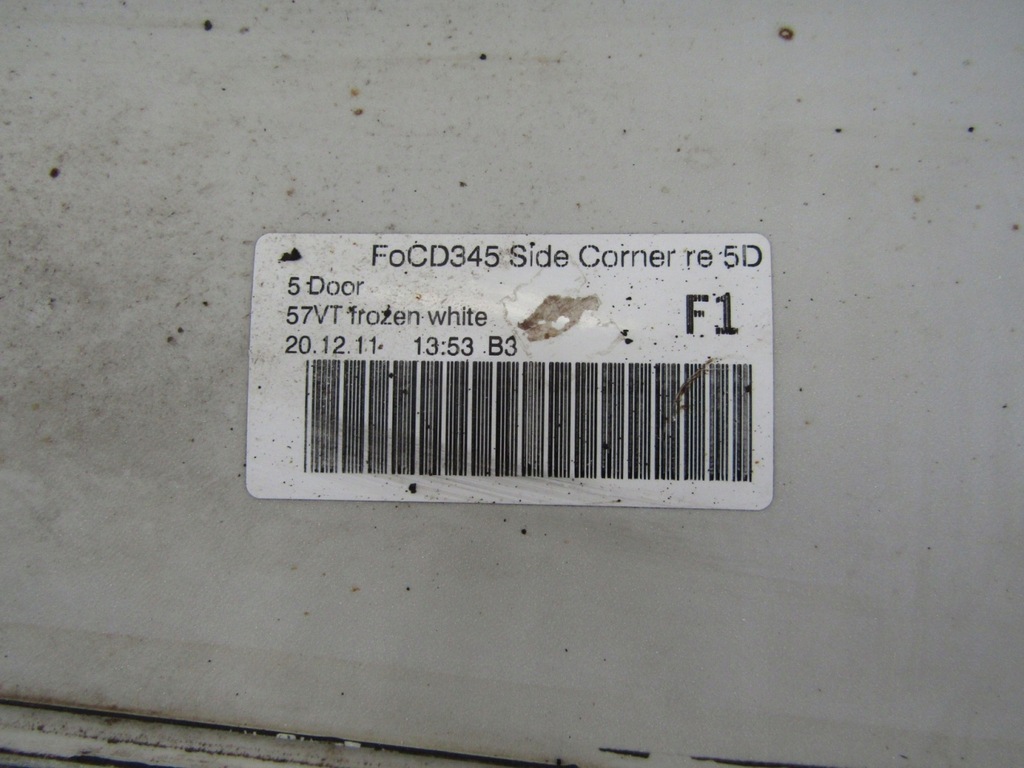 фото №7, Спойлер накладка задняя правая kombi ford mondeo 4 tit