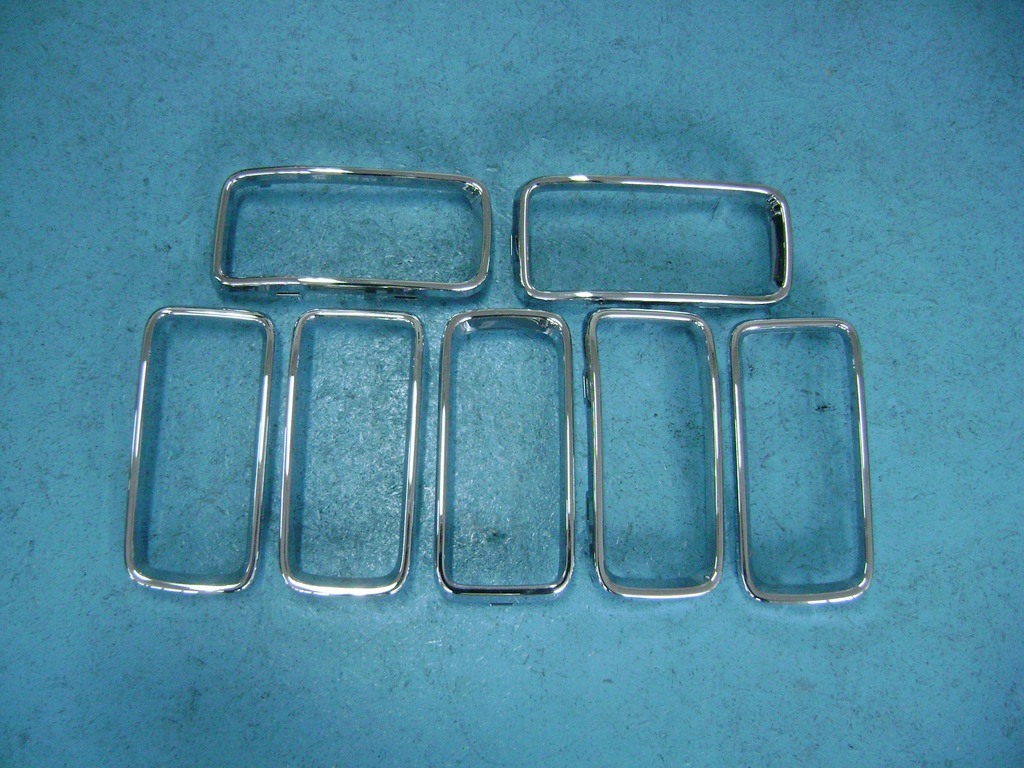 фото №1, Jeep renegade хром рамки решетка