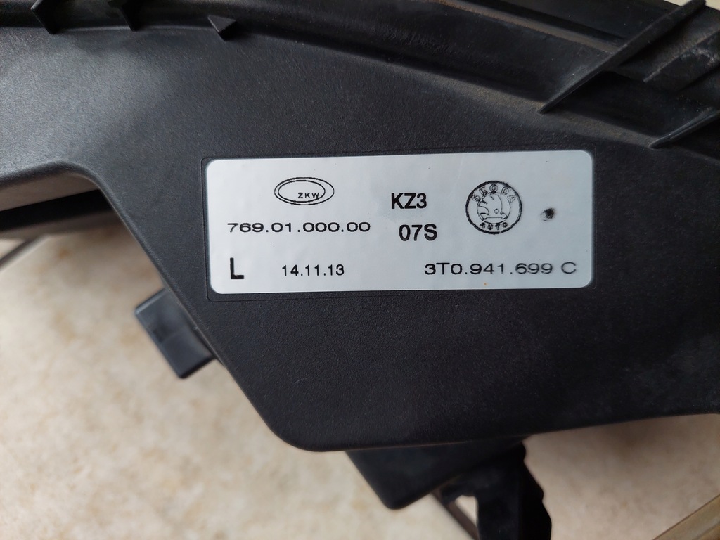 фото №5, Противотуманная фара - левый - skoda superb ii - lift - 13-15