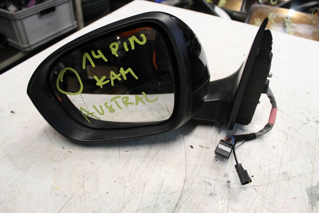 фото №1, Дзеркало ліва 14pin/kamera renault austral