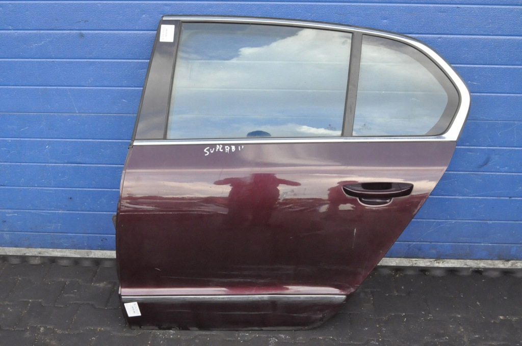 фото №1, Skoda superb ii дверь левый задняя задние sedan kpl