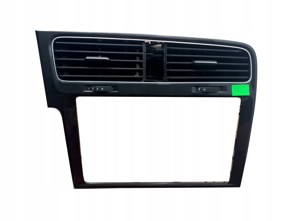 фото №1, Рамка середня навігації обдув радіо vw golf vii lift графіт 5g1819743f