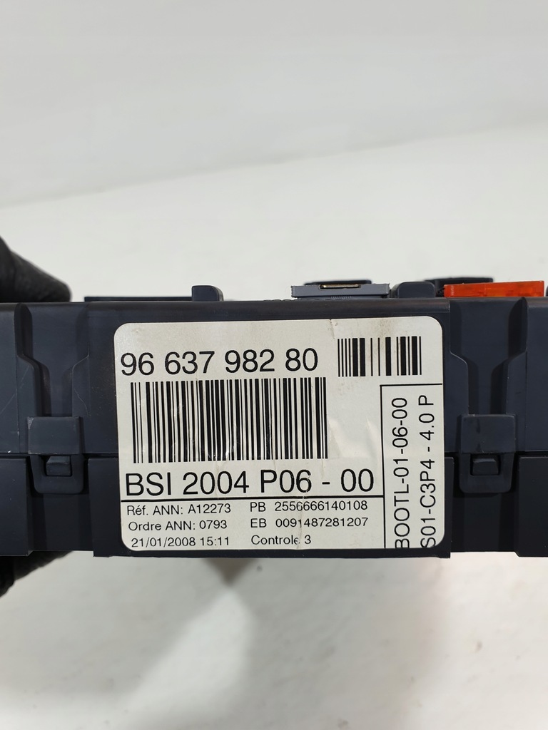 фото №8, Коробка предохранителей 9663798280 peugeot 207 lift eu hb 1.4b