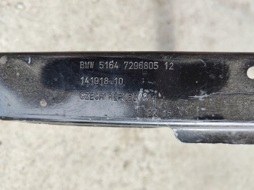 фото №8, Bmw i3 балка верхний усилитель бампера перед зона деформации правая левая