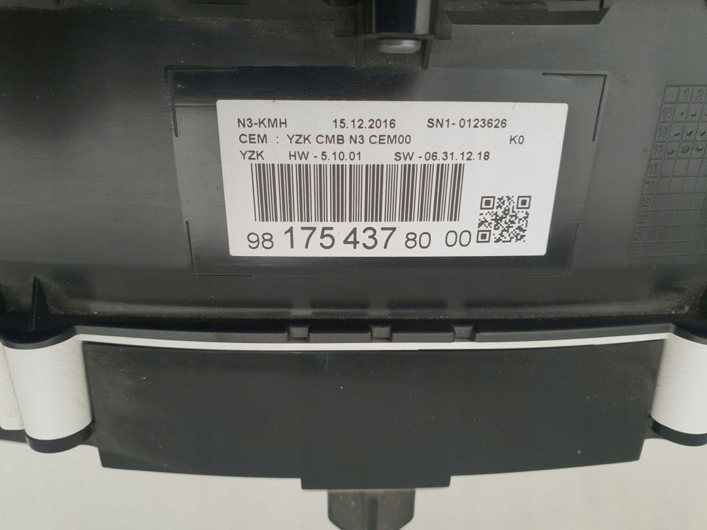 фото №6, Citroen jumpy iii 16- счетчик приборы 1.6 hdi