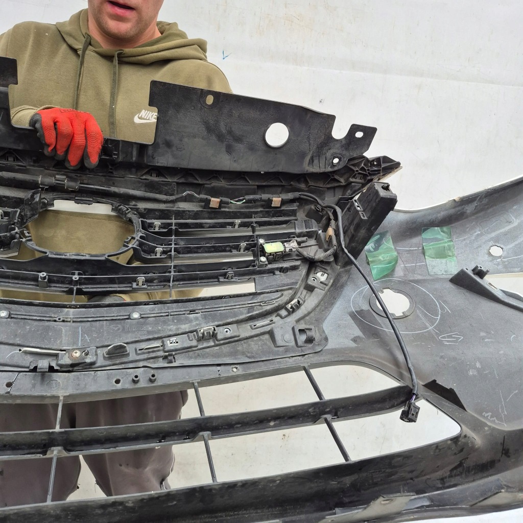 фото №15, Mazda cx3 cx-3 lift 18- бампер перед передний решётка радиатора жгут pdc dk8a-50031