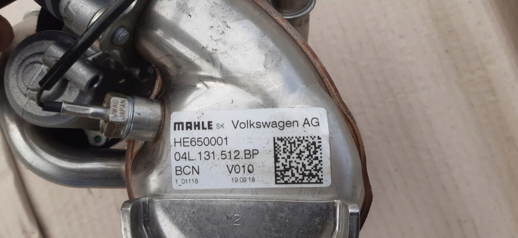 фото №6, Радиатор выхлопных газов 04l131512bp vw golf vii 2,0tdi