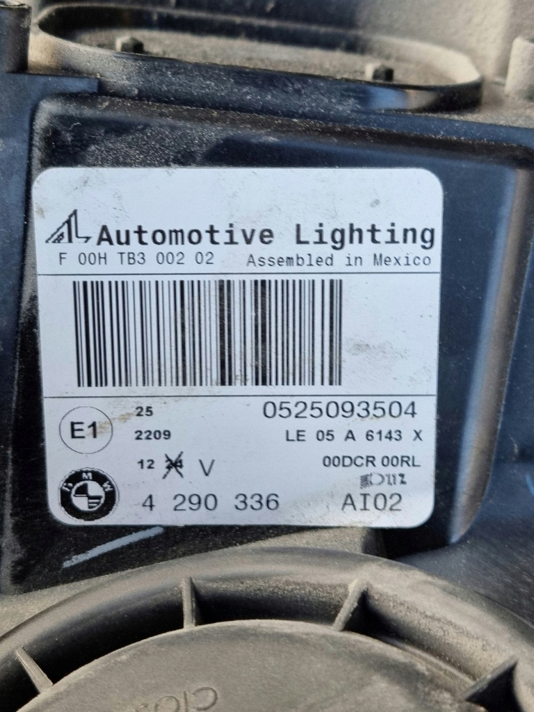 фото №5, Bmw x5 e70 лампа правая передняя перед