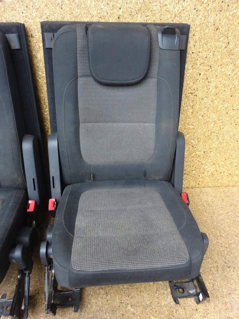 фото №9, Sharan alhambra 7n оббивка сидіння задня задні ii iii ряд подушка безпеки комплект