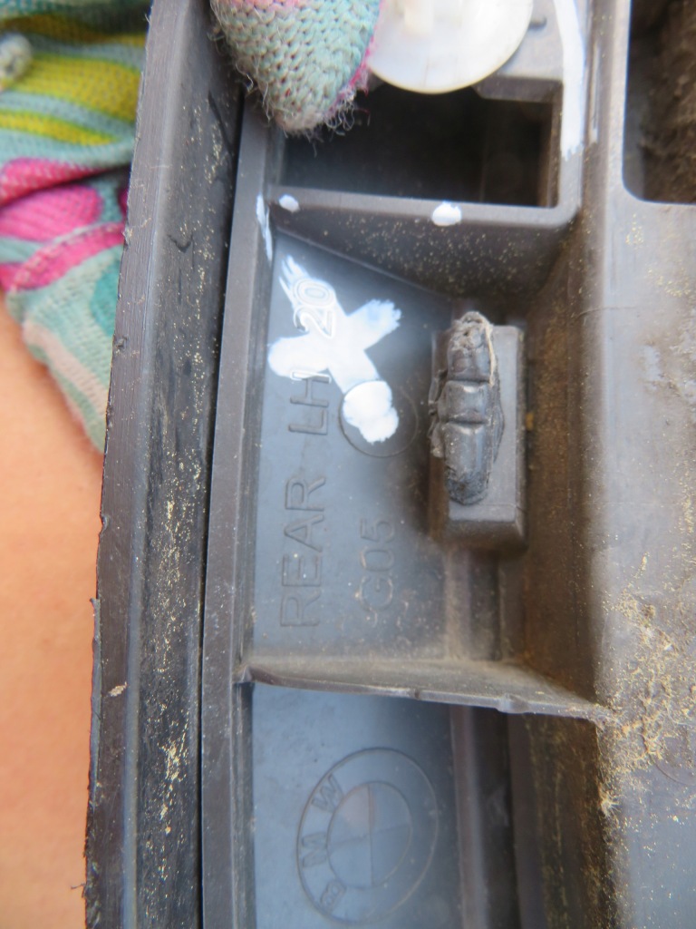 Молдинг крыла левая bmw g05 51777440919 -remo Оригинал