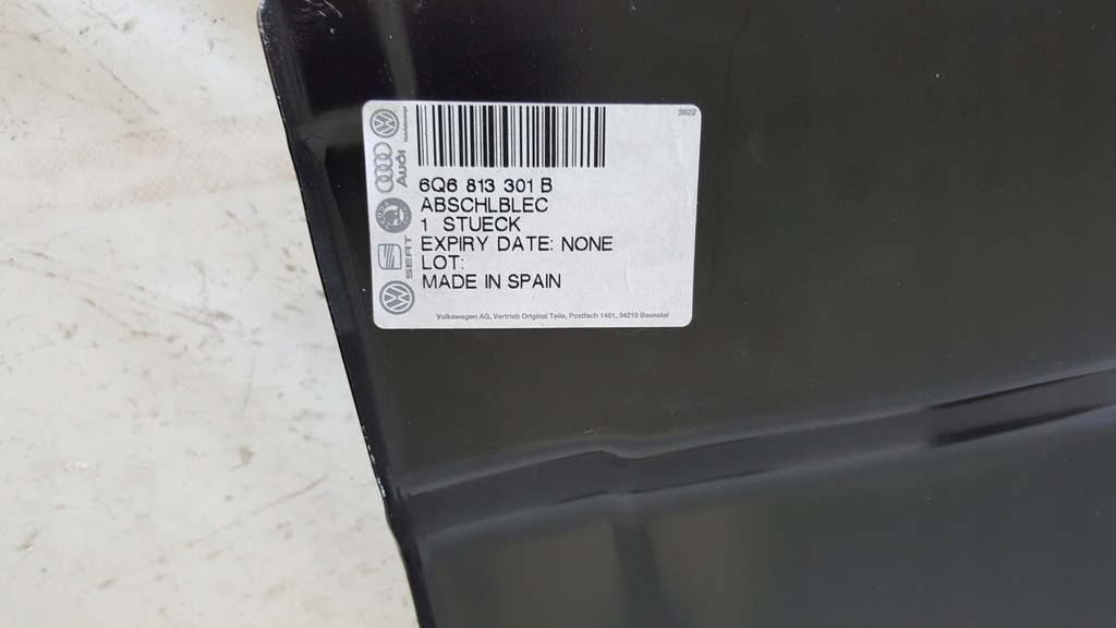 фото №8, Vw polo iv 6q6 pas задняя задний стена 2001-2009r