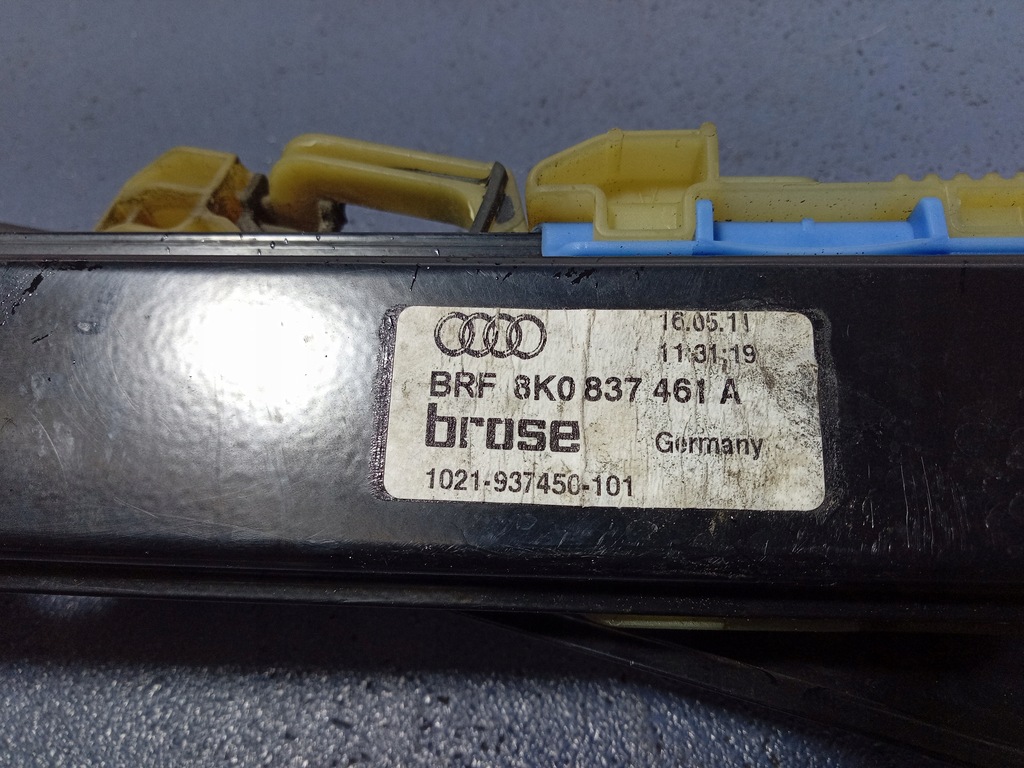 фото №4, Audi a4 b8 підйомник скло перед лівий 8k0937461a