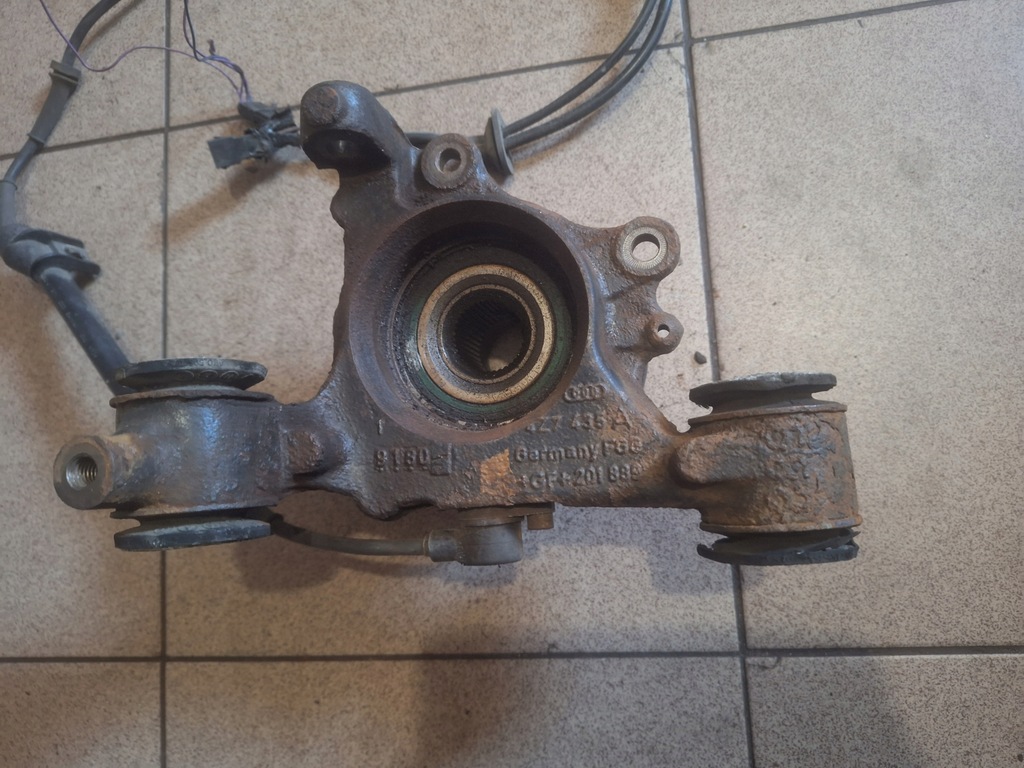 фото №11, Ступиця поворотний кулак джгут датчик abs ліва задня audi a6 c5 allroad