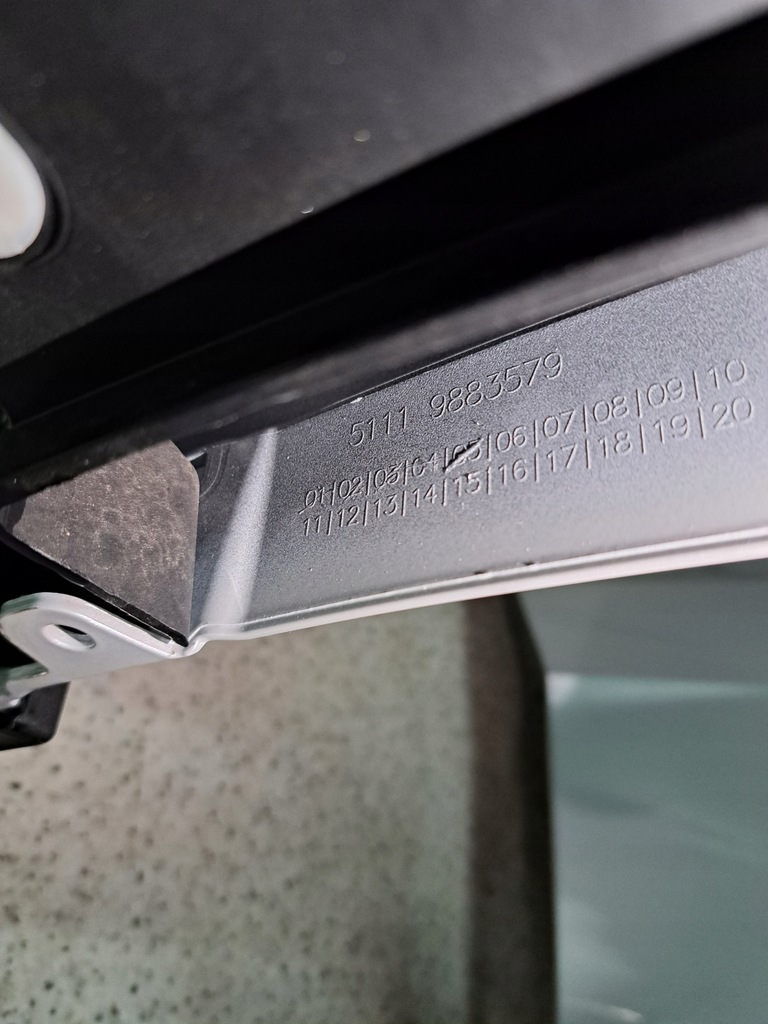 фото №8, Бампер перед передній решітка радіатора решітка радіатора bmw x1 u11 9883579 оригінал демонтаж