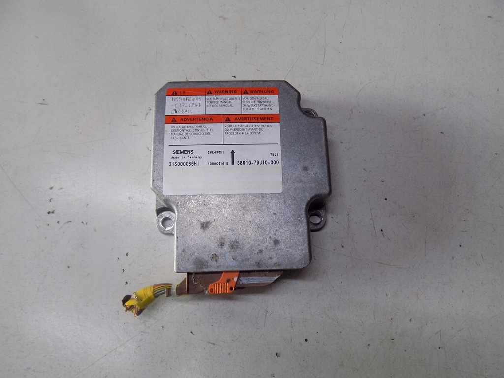 фото №10, Fiat sedici sx4 07r модуль подушек 38910-79j10-000