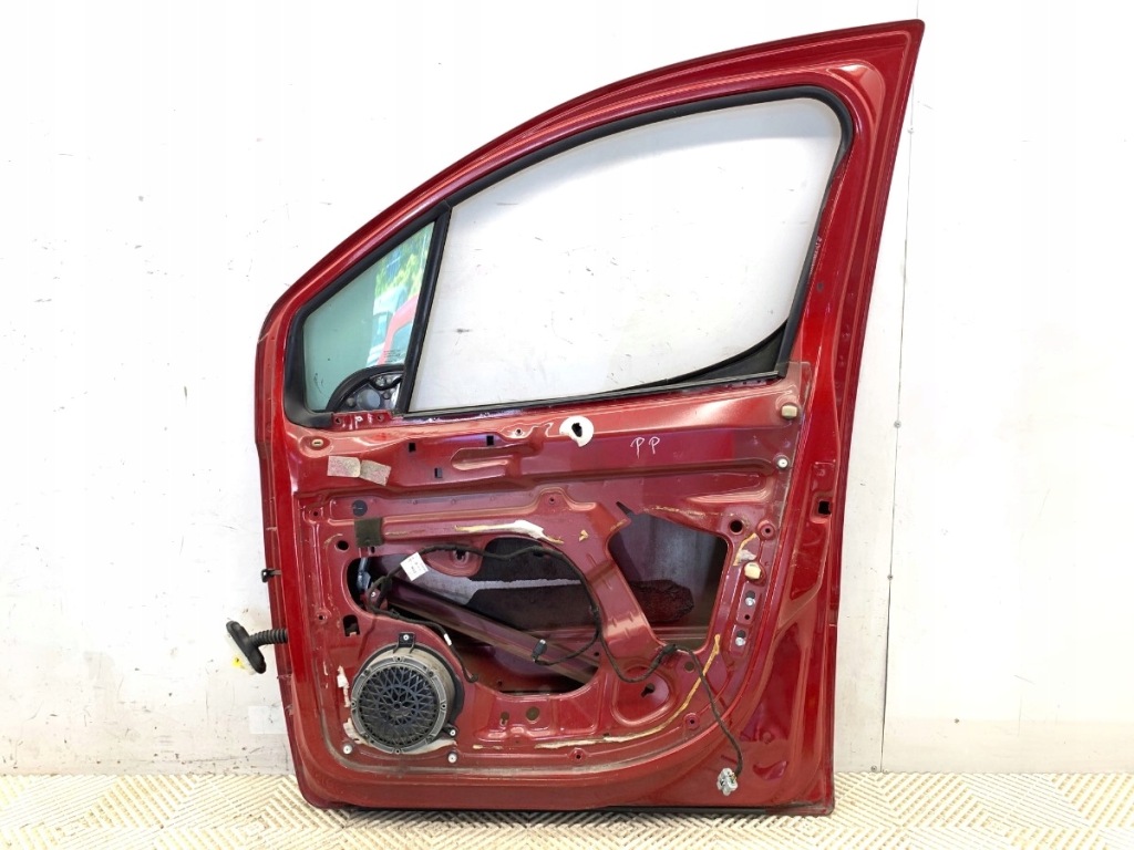 фото №9, Дверь правый перед citroen berlingo ii minivan лак красный płomienna