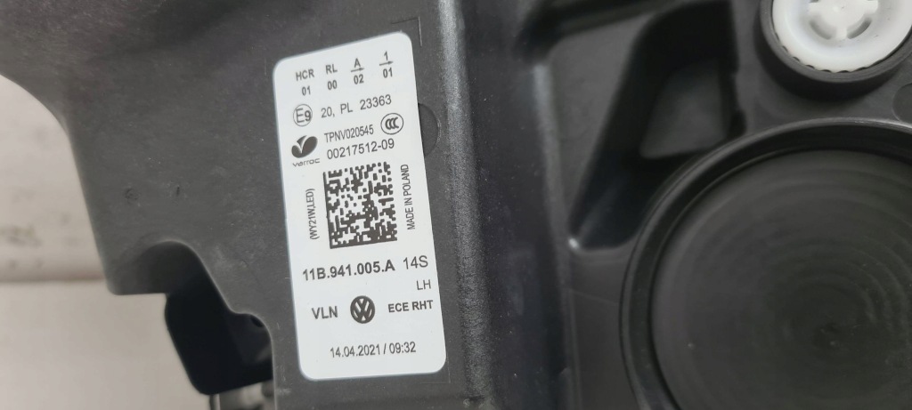 фото №14, Vw id4 id.4 20- лампа перед передняя фара лампы полный eu bdb