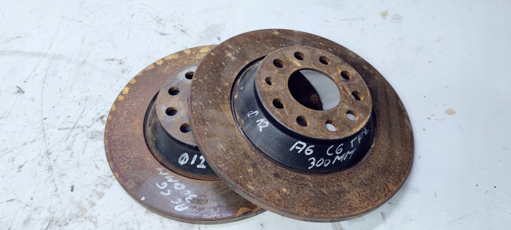 фото №1, Диск тормозные диски тормозные задняя audi a6 c6 300 mm