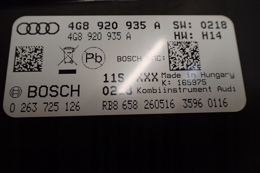 фото №8, ^^ audi a7 4g лічильник 3.0 tdi acc проекційний дисплей 4g8920935a