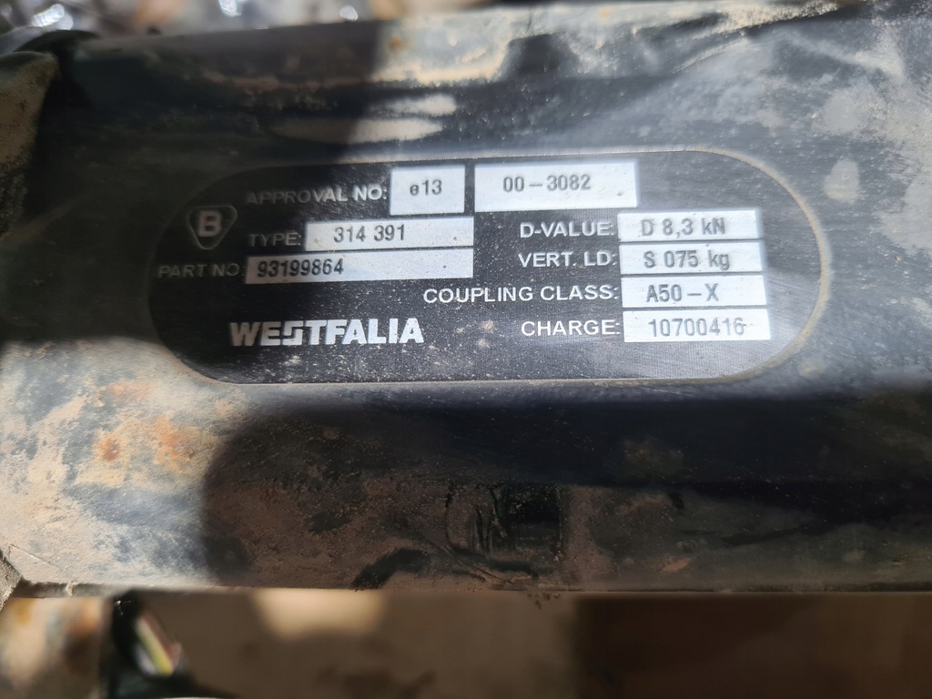 фото №11, Hak буксирувальний джгут модуль 13505960 opel meriva ii b westfalia