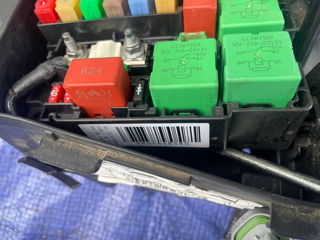 фото №9, Peugeot 208 ii корпус коробка модуль bsm разъёмы жгут 1.5 bluehdi 21 rok