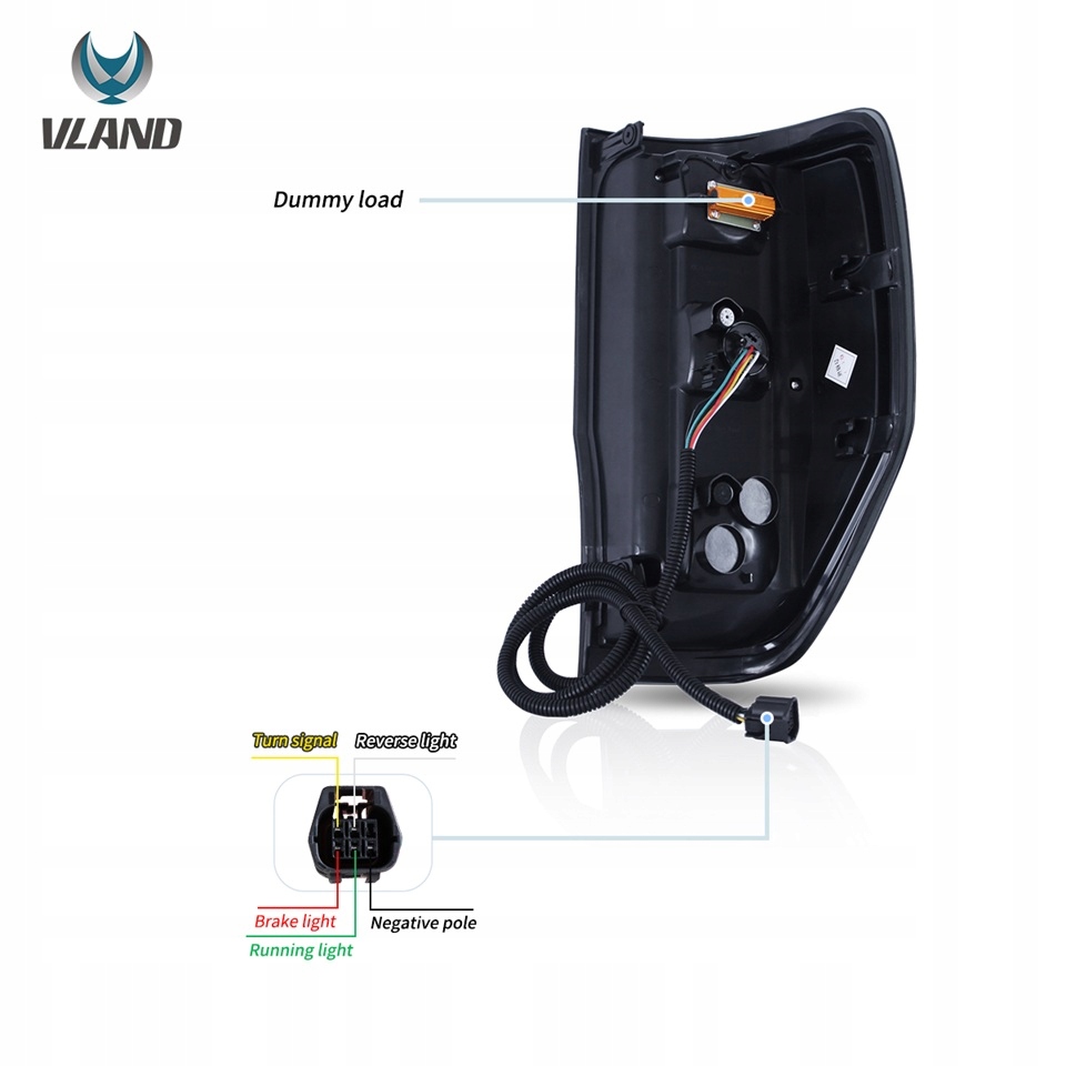 фото №14, Лампы задняя kpl vland led neon диоды динамические ford ranger v 5 mk5 2011-2022