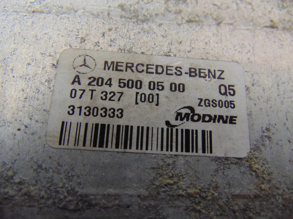 фото №14, Радіатор інтеркулер mercedes w204 a2045000500