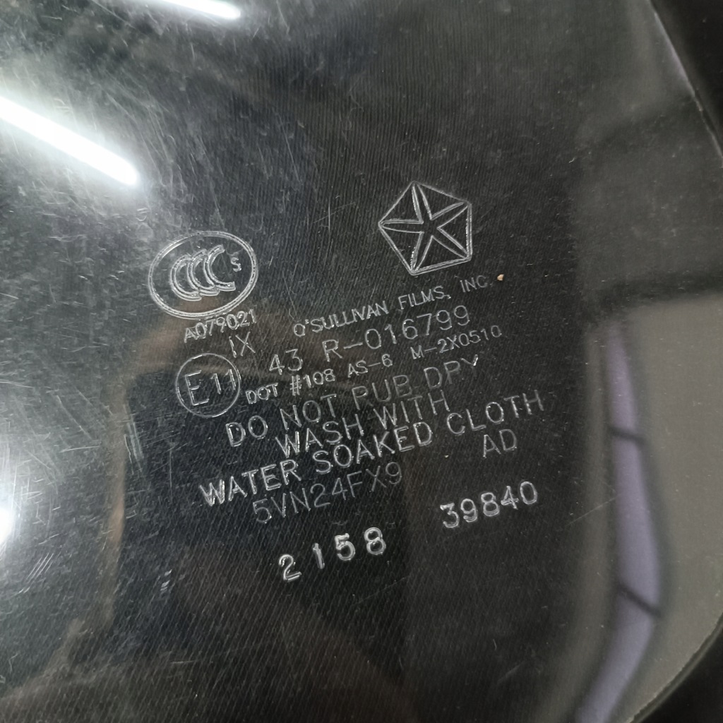 фото №10, Права скло дах м'якого soft top jeep wrangler jl 2d 18-