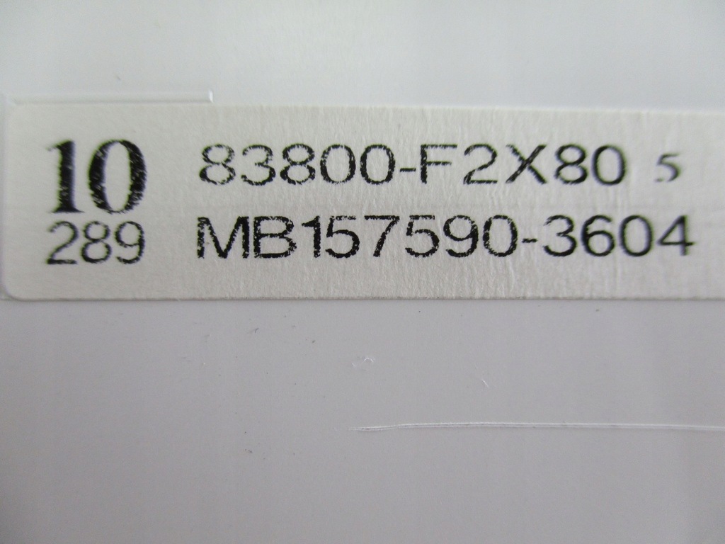 фото №6, Лічильник прилади toyota corolla 83800-f2x80