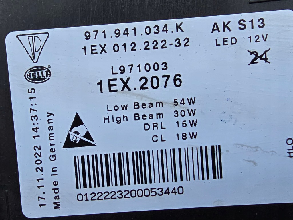 фото №5, Porsche panamera 971 full led лампа передня