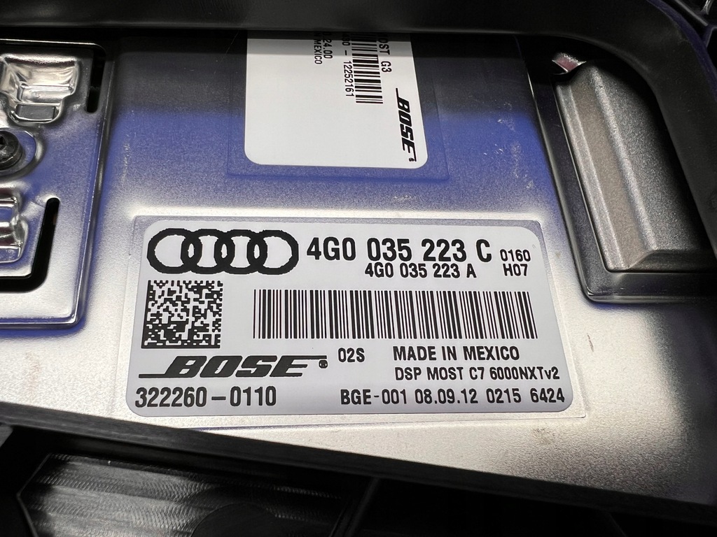 фото №5, Audi a6 a7 c7 4g a8 d4 4h підсилювач bose 4g0035223c 4g0035223a