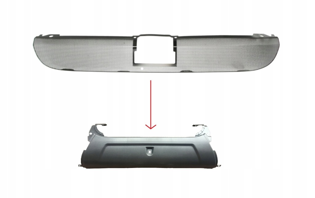 фото №2, Решётка сетка с отверстие do бампера scania r 2010-