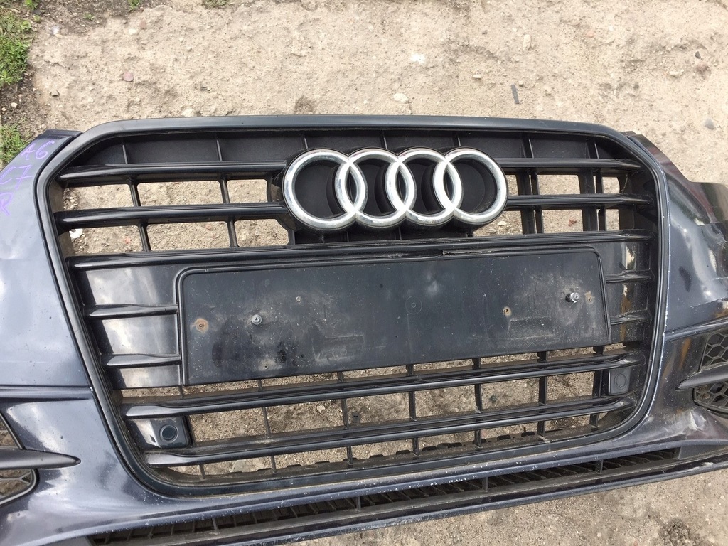 фото №8, Audi a6 c7 s-line lx5r бампер передній перед решітка радіатора