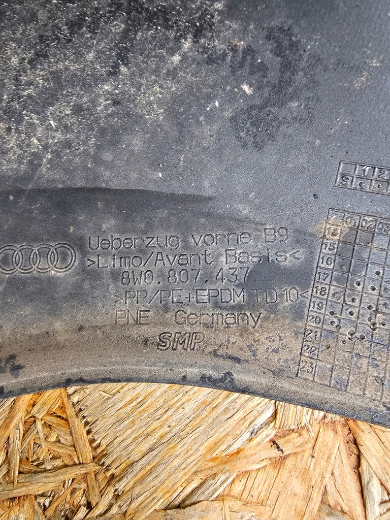 фото №12, Audi a4 b9 8w0 бампер обычный 4xpdc pod омыватель перед передний