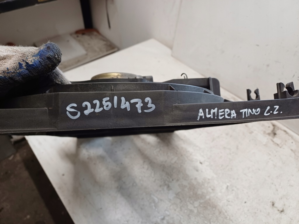 фото №6, Nissan almera tino 00- вентилятор радіатора