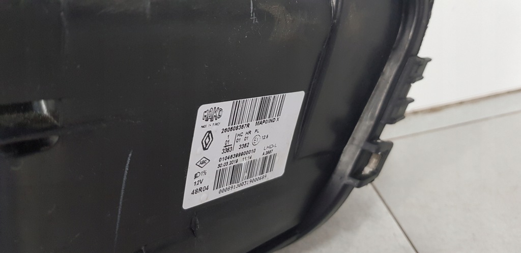 фото №12, Renault clio iv лампа левая перед 260608367r