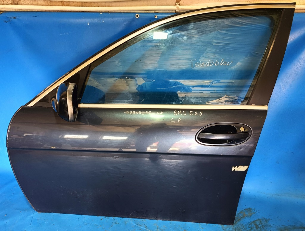 фото №1, Двері ліва перед передні дзеркало bmw 7 e65 toledoblau