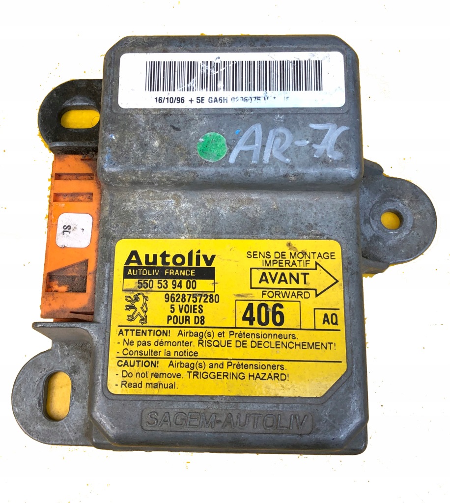 фото №1, Датчик подушка безопасности peugeot 406 550539400 9628757280