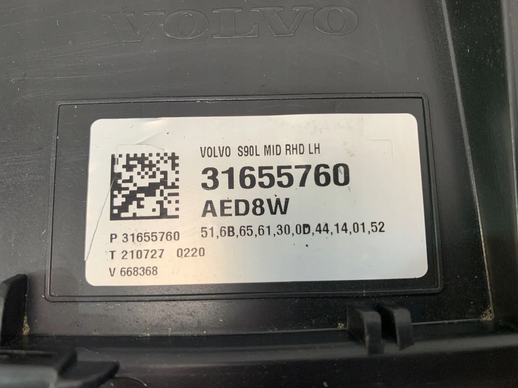 фото №6, Volvo s90 v90 лампа ліва mid led idealna комплектна rhd 31655760