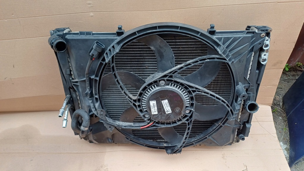 фото №6, Bmw e90 n52 325i 330i радиатор комплект вентилятор wody усилителя кондиционер