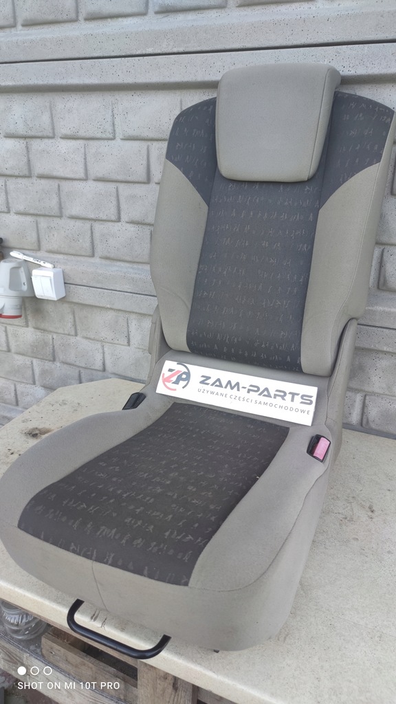 фото №2, Сидіння пасажира правий перед renault scenic ii