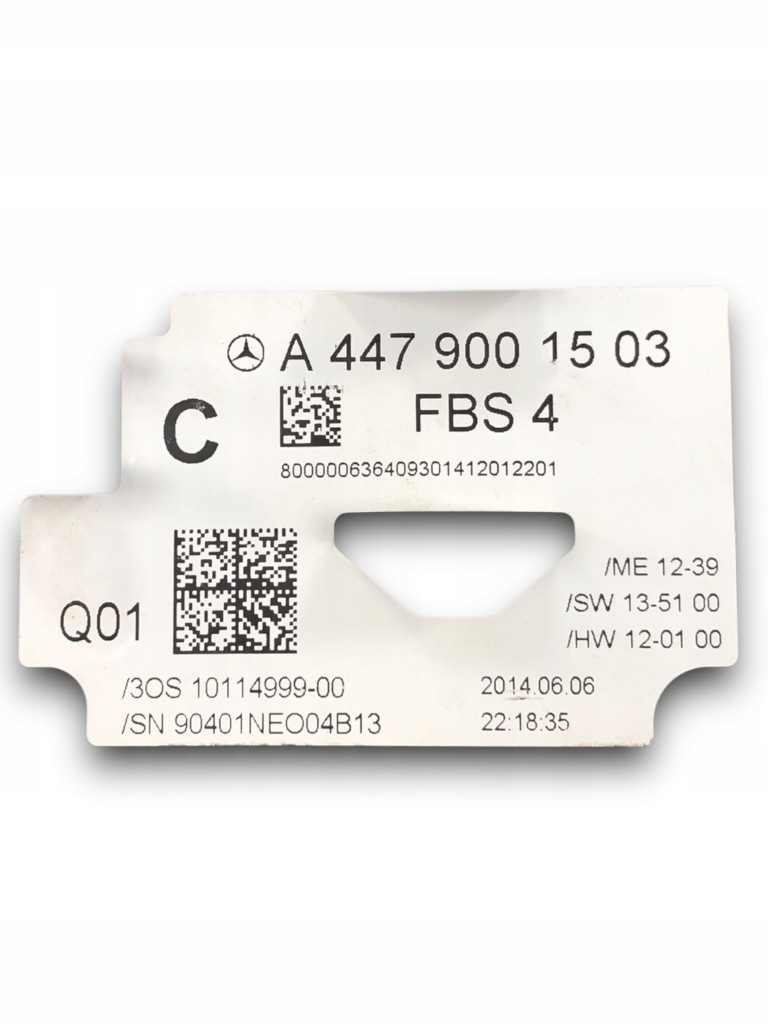 фото №1, Mercedes benz w447 замок зажигания a4479001503