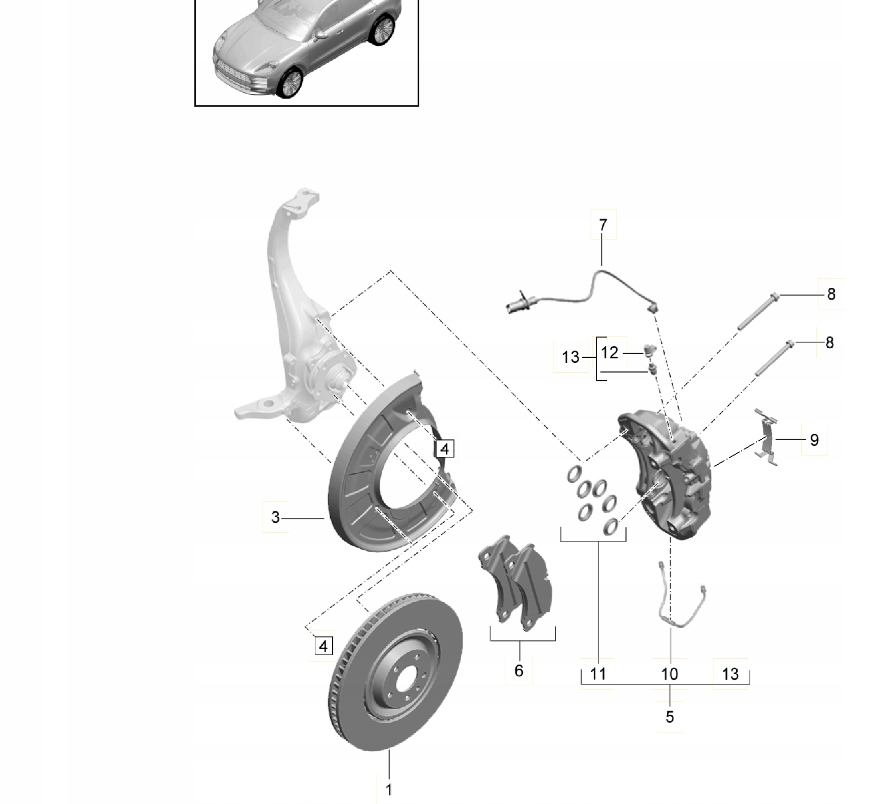 фото №1, Шланг łączący porsche macan 2.0 r4 9y0615327