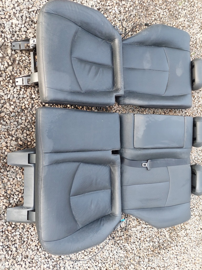 фото №6, Сидіння заднє сидіння обшивки mercedes w211 kombi чорні