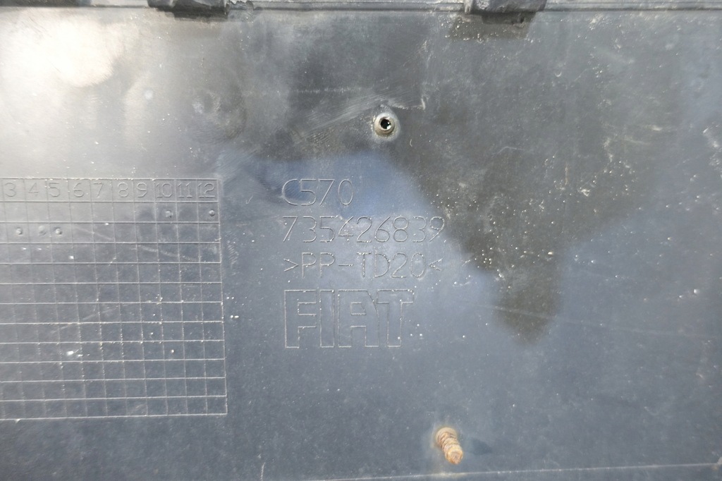 фото №10, Fiat bravo ii 2007- накладка спойлер молдинг накладка-спойлер бампера задня 735426839