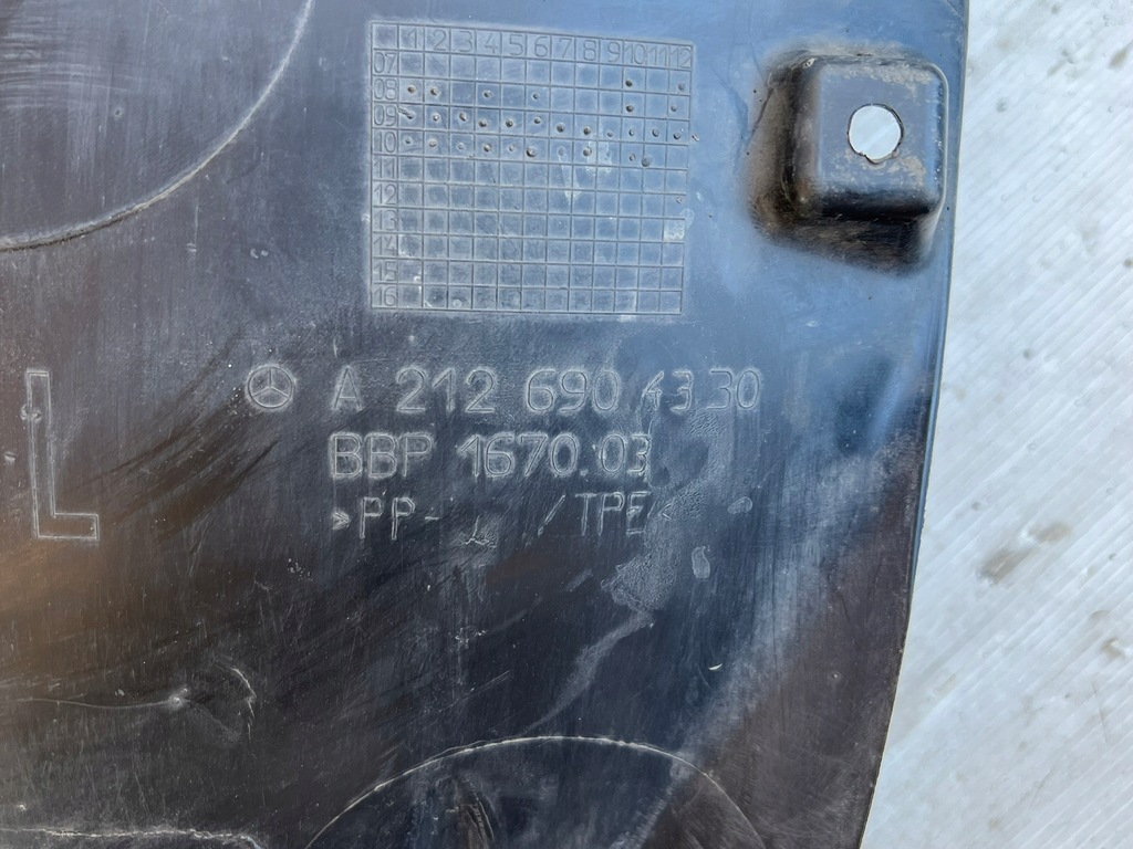 фото №7, Mercedes e w212 подкрылок левый перед часть передняя a2126904330