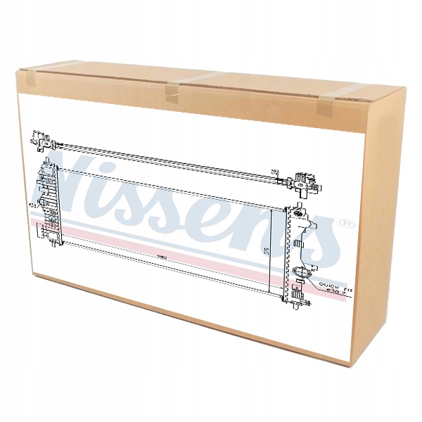 Купити Nissens 630716 радіатор, система охолодження двигуна