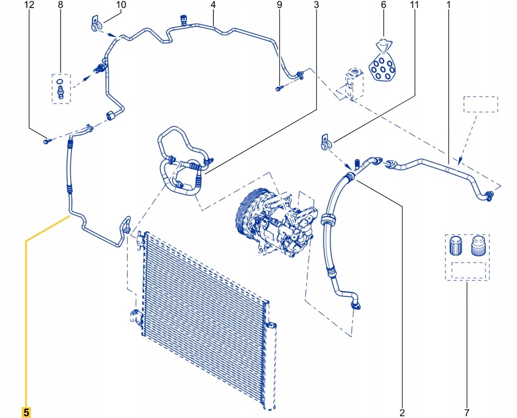 фото №13, Шланг кондиционера dacia duster ii 1.3 tce